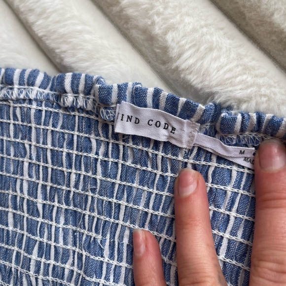 ❤️‍🔥STRIPED BUTTON FRONT MIDI DRESS - Picture 8 of 8